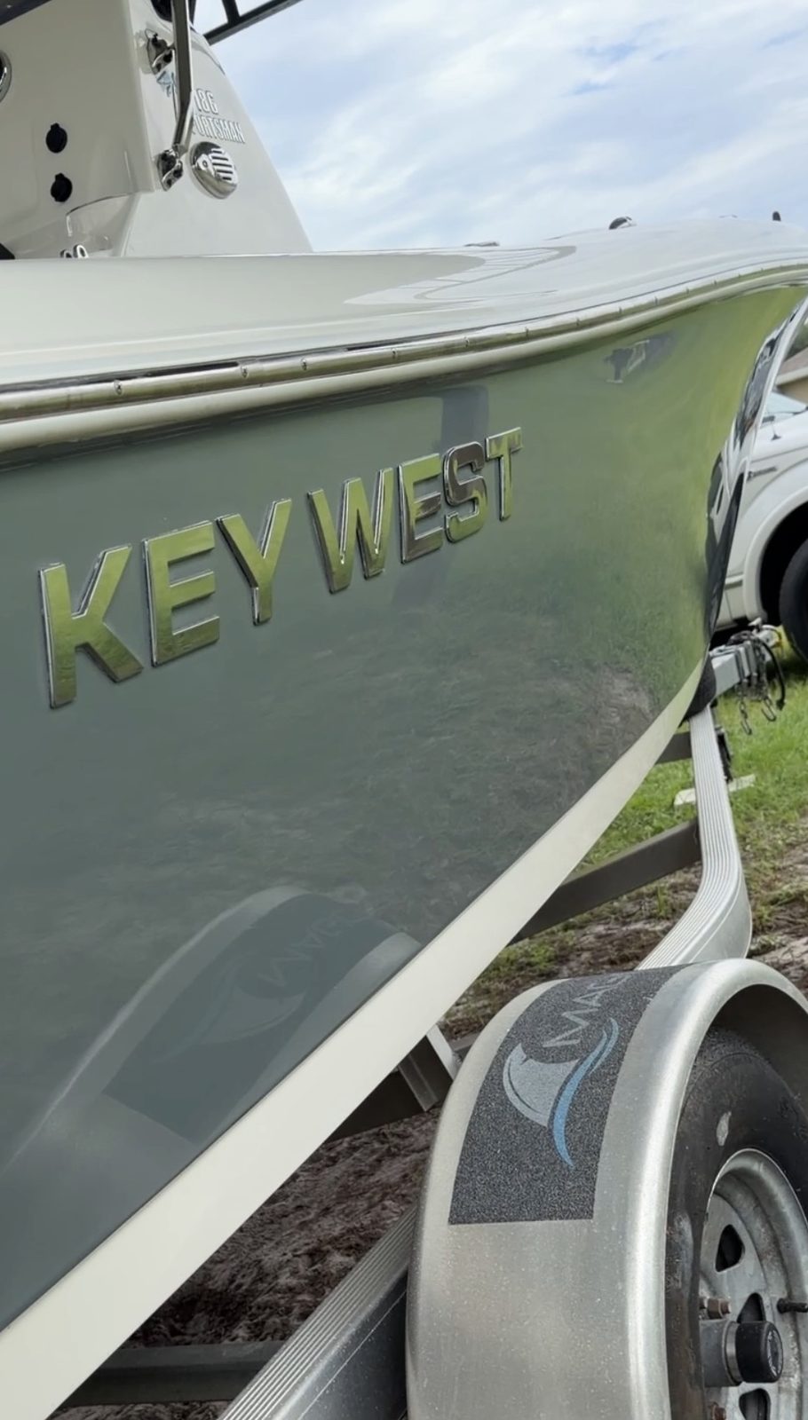 Key West hull with restored gloss finish